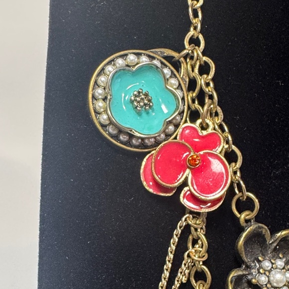 Lucky Brand Gold Necklace with Colorful Charms - Picture 14 of 14